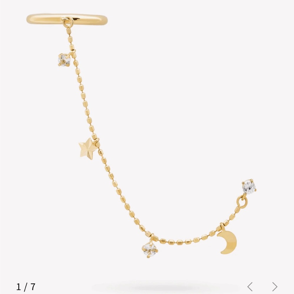 Stone and strand Galaxy Ear Cuff